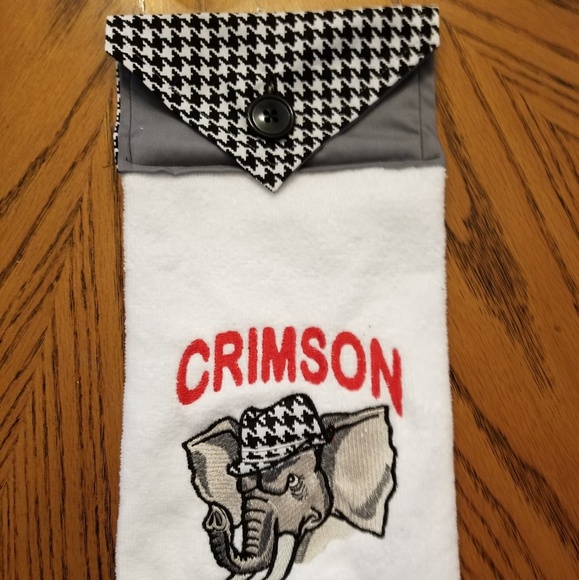 Embroidered Bama Elephant Towel with topper - Picture 2 of 3